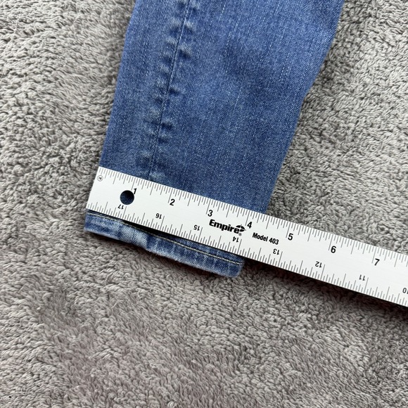 American Eagle Jeans‎ Womens 2 R Blue Super Stretch X Hi Rise Jegging Distressed - Picture 5 of 14